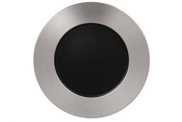Talerz płytki, Ø330 mm, Metalfusion, srebrny