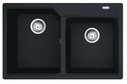 Franke Urban UBG 620-36-33 Granitowy Czarny mat Zlewozmywak
