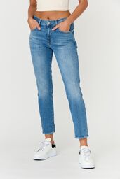 7 FOR ALL MANKIND Błękitne jeansy damskie RELAXED