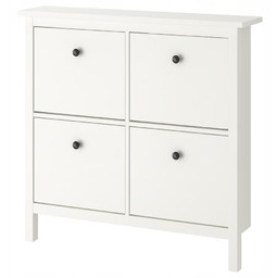 Ikea Hemnes Szafka na buty, 4 przegrody 107x22x101