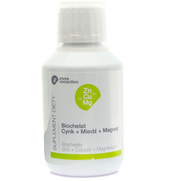Suplement diety, Cynk+Miedź+Magnez Zn-Cu-Mg INVEX REMEDIES, 150 ml