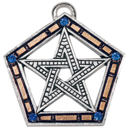 Pentagram Pentalpha, seria: Pentagramy - naszyjnik