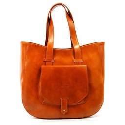 Torebka skórzana na ramię duża damska shopperbag