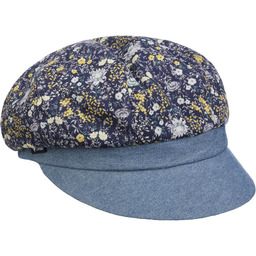 Czapka Kaszkiet Millefleurs by Lipodo, niebieski, One Size