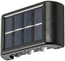 Rabalux 77024 zewnętrzna lampa solarna Kangton, czarny