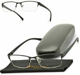 Stylion Plusy +2.50 Okulary korekcyjne żyłkowe prostokątne