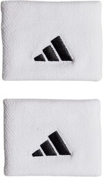 adidas Uniseks Tennis Wristband Small, White/White/Black, M