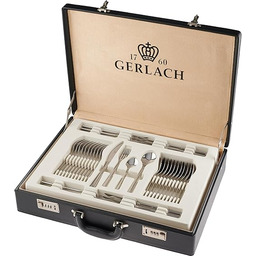 Gerlach FLAMES Zestaw Sztućców W Walizce Dla 12