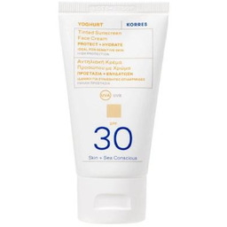 Korres Yoghurt koloryzujący krem do twarzy SPF 30,