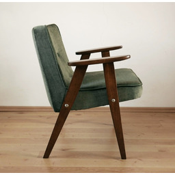 Pakamera Fotel 366 Chierowski lata 60 PRL. Zielony