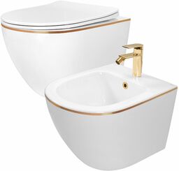 Rea Zestaw Misa WC Carlo Mini Flat +
