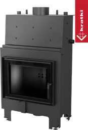 Kominek z płaszczem wodnym KRATKI MBM 12 kW
