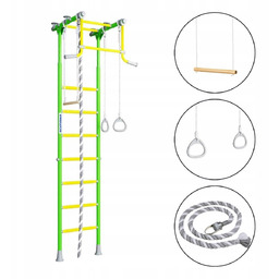 drabinka gimnastyczna Kometa 2 jasnozielony