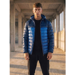 Kurtka męska przejściowa sportowa niebieska Denley 1908