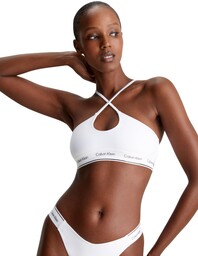 Calvin Klein Damski biustonosz z wiązaniem na szyi,