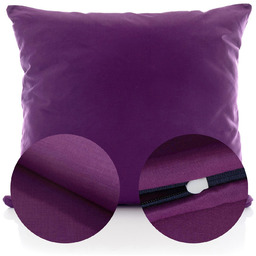 Poszewka Bawełna 70 x 80 Jednolita Ola Śliwka