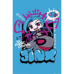 LOL League of Legends Jinx - plakat