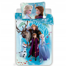 Pościel 140x200 Frozen Kraina Lodu Anna Elsa Olaf