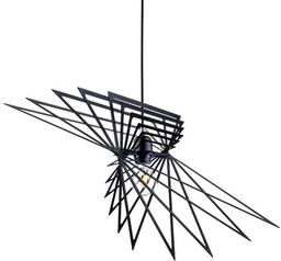 Lampa wisząca PLANET serpentyna czarna 65cm 1872104