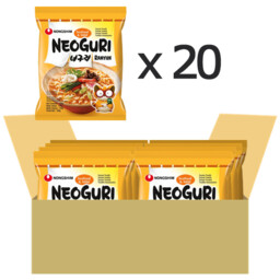 Zupa makaronowa Neoguri Ramyun z owocami morza, lekko
