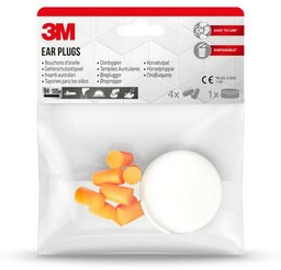 3M ZATYCZKI do uszu 1100C4, 4pary