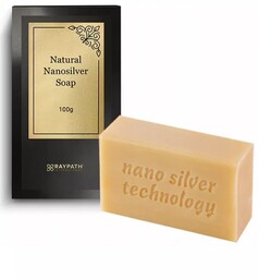 Szare mydło z nanosrebrem Natural Soap 100g Raypath