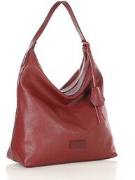 Torebka damska worek hobo bag skóra naturalna -