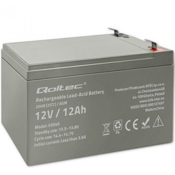 Qoltec Akumulator AGM 12V 12Ah