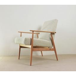 Pakamera Biały Fotel Lisek PRL, Typ 300-190, Po