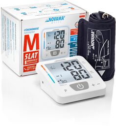 Novama White M, automatyczny ciśnieniomierz naramienny