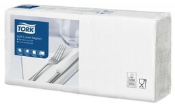 Serwetki trójwarstwowe 33x33 TORK białe 150szt. /477414/