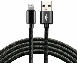 Kabel pleciony USB - Lightning everActive CBB-2IB -