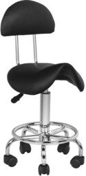 Taboret kosmetyczny 6001 czarny