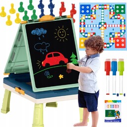 Tablica Edukacyjna Magnetyczna Kredowa Dwustronna