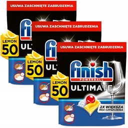 Finish Zestaw Ultimate Kapsułki do Zmywarki Zapach Lemon