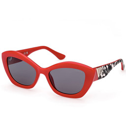 CZERWONE OKULARY PRZECIWSŁONECZNE GUESS JEANS KOBIETA