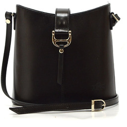 Zgrabna listonoszka skórzana damska Vera Pelle