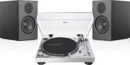 Audio-technica AT-LP120X-USB (srebrny) + A28 (czarny)