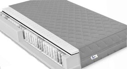 MATERAC lateksowy z kokosem 120x200 Soprano Dark Grey