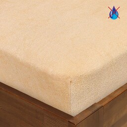 Škodák Prześcieradło FROTTE nieprzemakalne beżowe