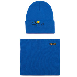 Komplet czapka i komin Harry Potter ACCCS-AW24-243WBHP Granatowy