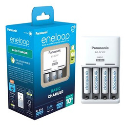 OUTLET Ładowarka akumulatorków Ni-MH Panasonic Eneloop BQ-CC51 +