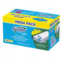 Mokre chusteczki wkłady do mopa Swiffer cytrynowe 48
