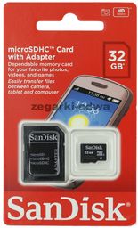 Karta Sandisk Micro SD 32GB (microSD HC) +