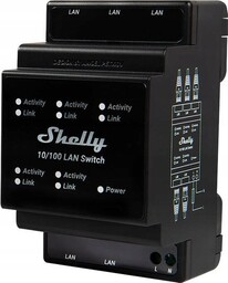 Shelly LAN Switch - przełącznik Ethernet z 5