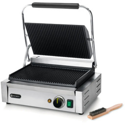 Grill elektryczny panini z płytą ryflowaną 2200W HENDI