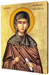 Ikona świętej Melanii Młodszej