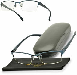 Stylion Plusy +3.50 Okulary korekcyjne żyłkowe prostokątne