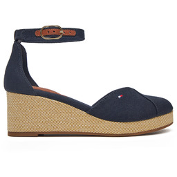Espadryle Tommy Hilfiger FW0FW08657 Granatowy