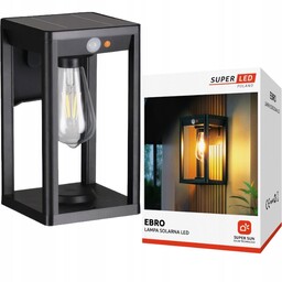 Lampa solarna Led elewacyjna kinkiet ogrodowy żarówka Filament